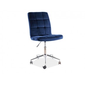 Кресло компьютерное SIGNAL Q-020 Velvet Bluvel 86 темно-синий